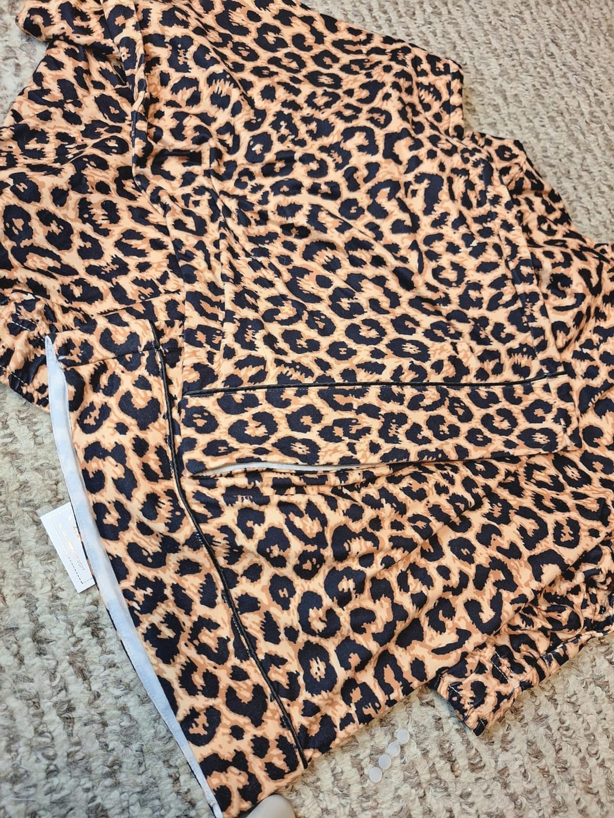 U2SKIIN Women Leopard Print Pajama Pants with Pockets Lounge Pj Bottoms Soft Sleepwear Drawstring Casual customer photo 1