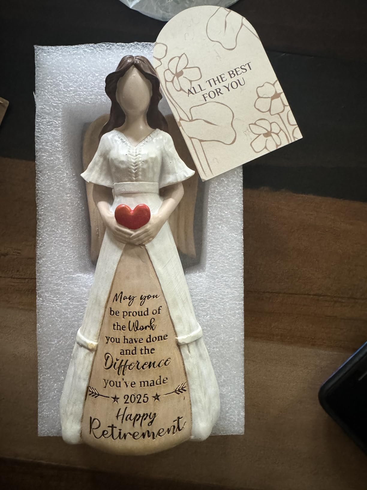 Storieme 2026 Retirement Angel with Heart Figurine Gift for Woman Nurse customer photo 2