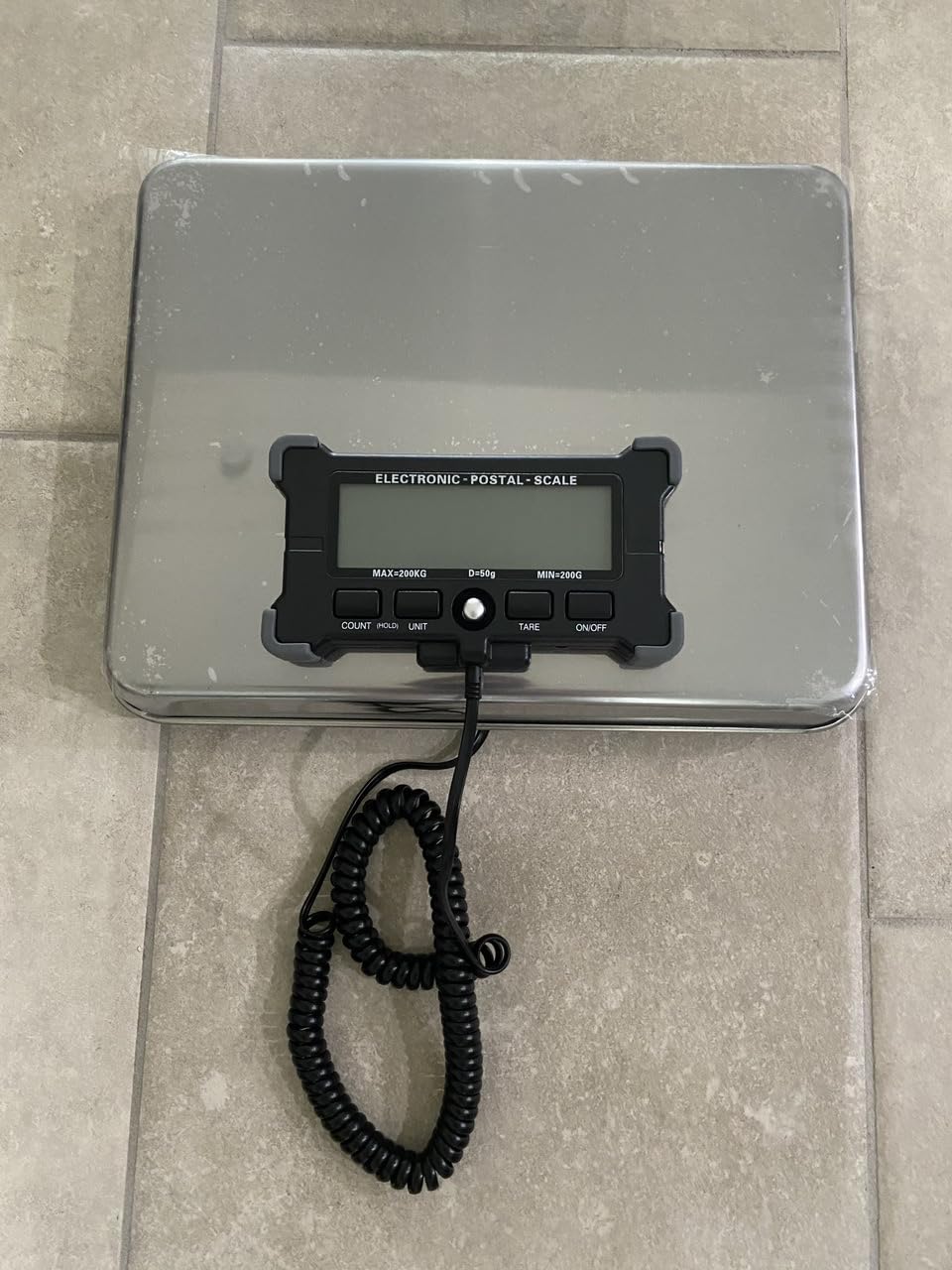 Charmline 1100lbs x 0.2lbs High Accuracy Digital Postal Scale with 41x21 in Large Stainless Steel Platform, Heavy Duty Scale for Dog, Pig, Goat Sheep, Battery & AC Adapter Powered, Slip-Resistant customer photo 2