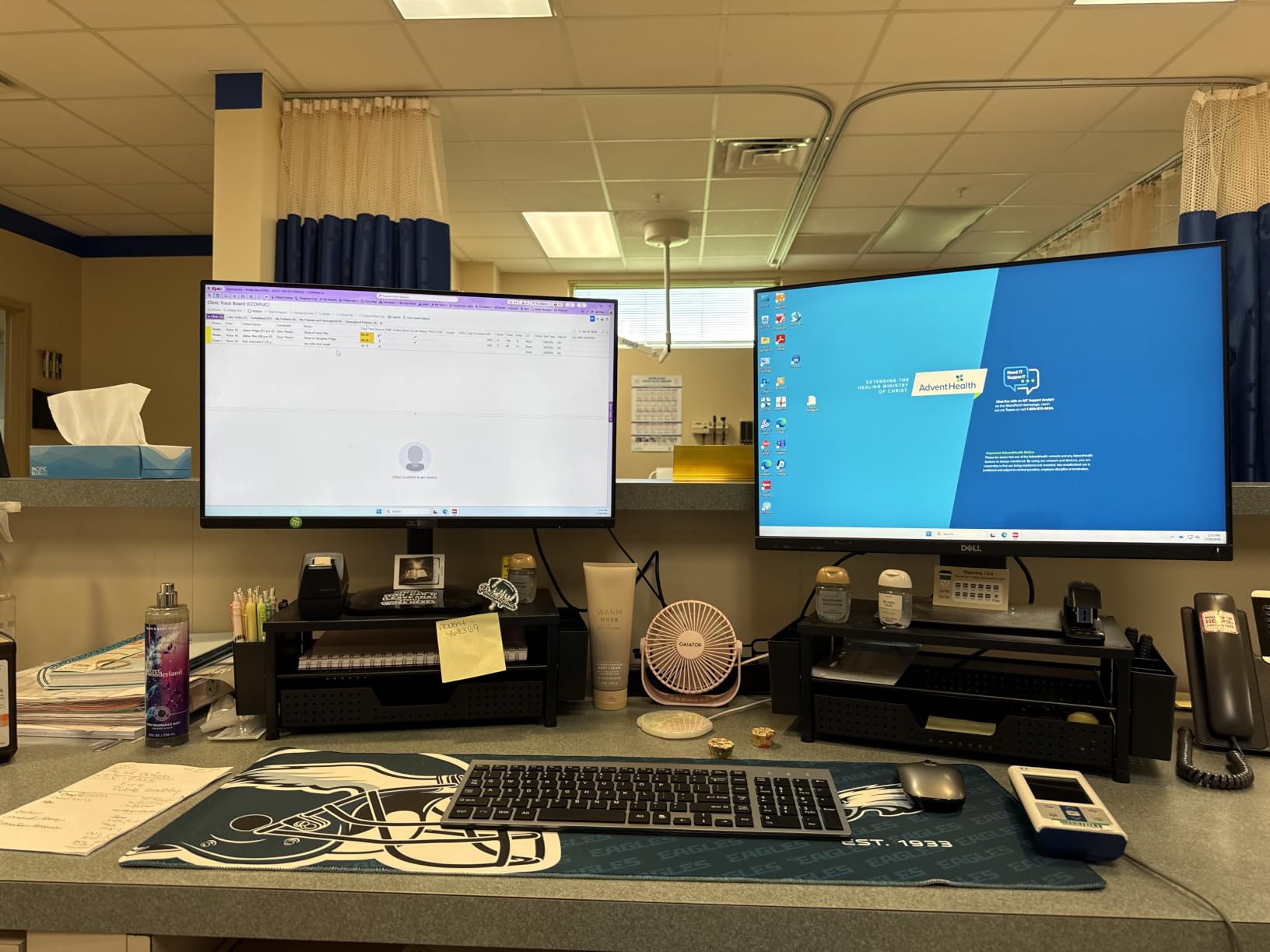 OPNICE Desk Organizers and Accessories, Computer Monitor Stand Riser with Drawer and 2 Pen Holders, Printer & Laptop Stand, Office Desk Accessories & Workspace Organizers for Home Office Supplies, Black customer photo 1