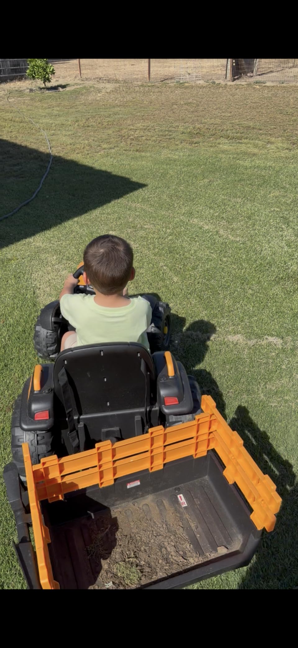 Licensed JCB 24V Ride on Toys, Electric Tractor for Big Kids 3-8 w/Trailer customer photo 1