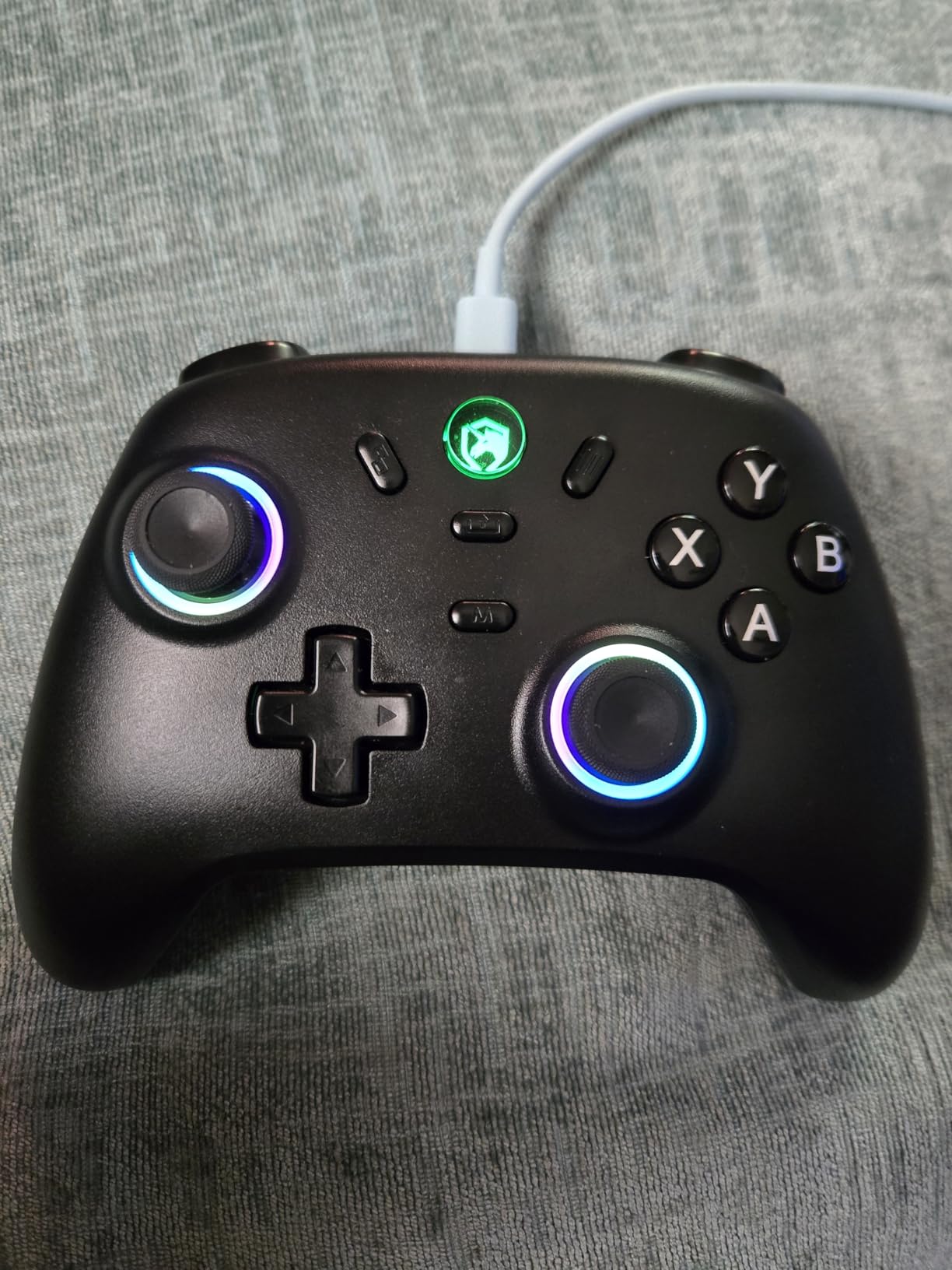 ECHTPower Upgrated PC Gaming Controller TMR Hall Effect Joysticks Anti-Drift & Dual Triggers, 1000Hz Polling Rate, Turbo & Vibration, Programmable Buttons for PC/Switch/Switch 2/iOS/Android with Charging Dock customer photo 2