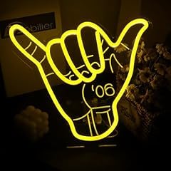 Tiabuy ΑΦΑ Fraternity Neon Signs 1906 Alpha Fraternity Neon Lights for Wall Decor, 1906 Phi Gold Alpha Hand LED Sign for Birthday Gfits, Party Decor, USB Power Paraphernalia Gifts customer photo 1