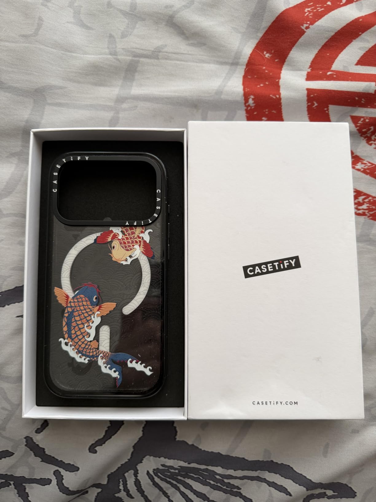 CASETiFY for iPhone 17 Pro Max Case - Impact MagSafe, 8.2 ft Military Grade Drop Protection, Koi Fish Japanese Tattoo Style Transparent Pattern customer photo 1