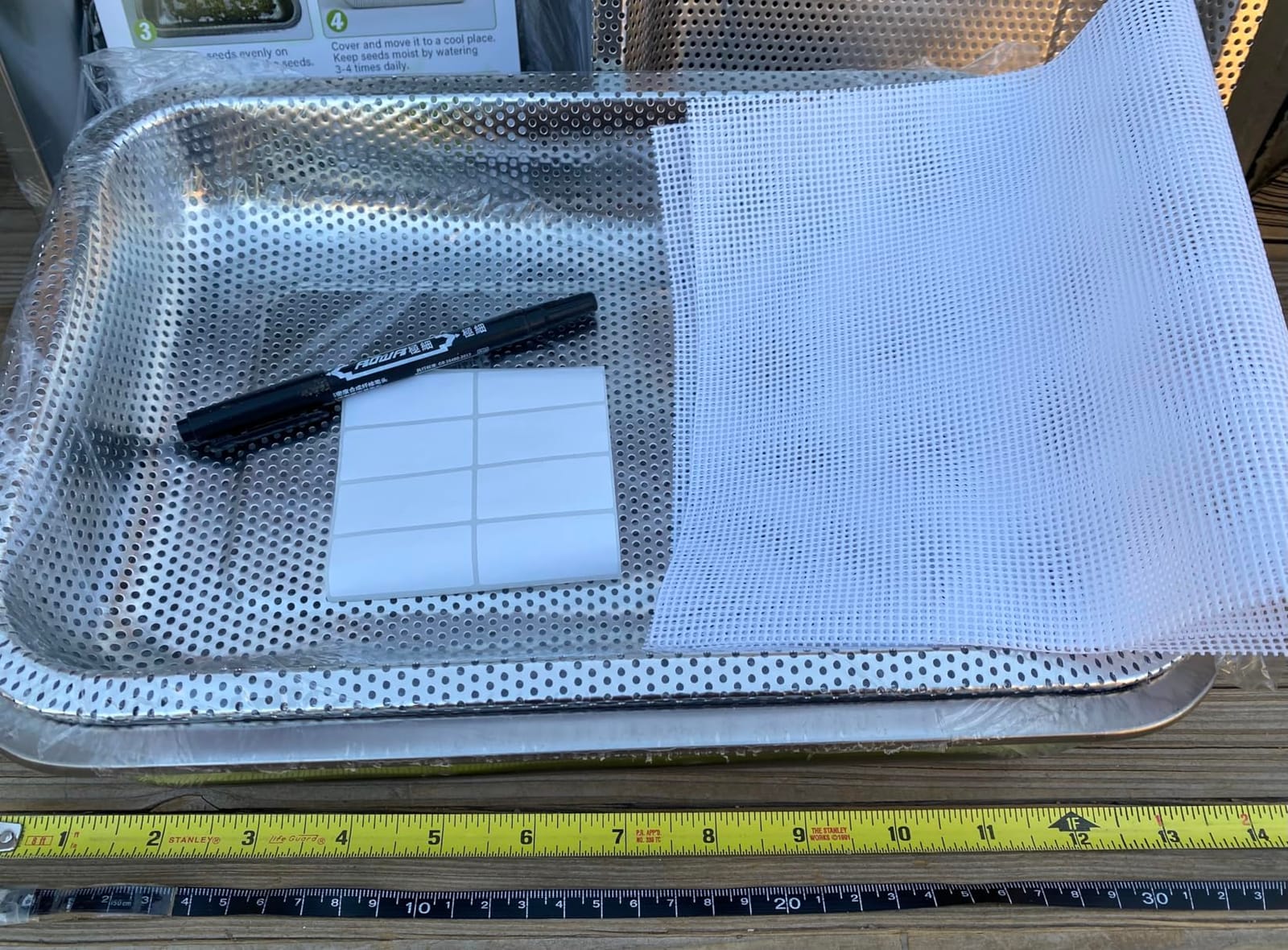 2 Pack Stainless Steel Seed Sprouter Trays, 2-Tier Microgreens Growing Kit customer photo 1