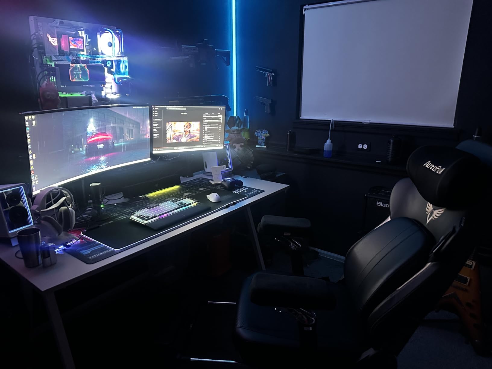 AutoFull M6 Ergonomic Gaming Chair – with 3rd-Gen Dynamic Lumbar Support, Lumbar & Leg Massage, Ventilated & Heated Seat, 360° Mechanical Armrests, Retractable Footrest(Black&Gold) customer photo 1