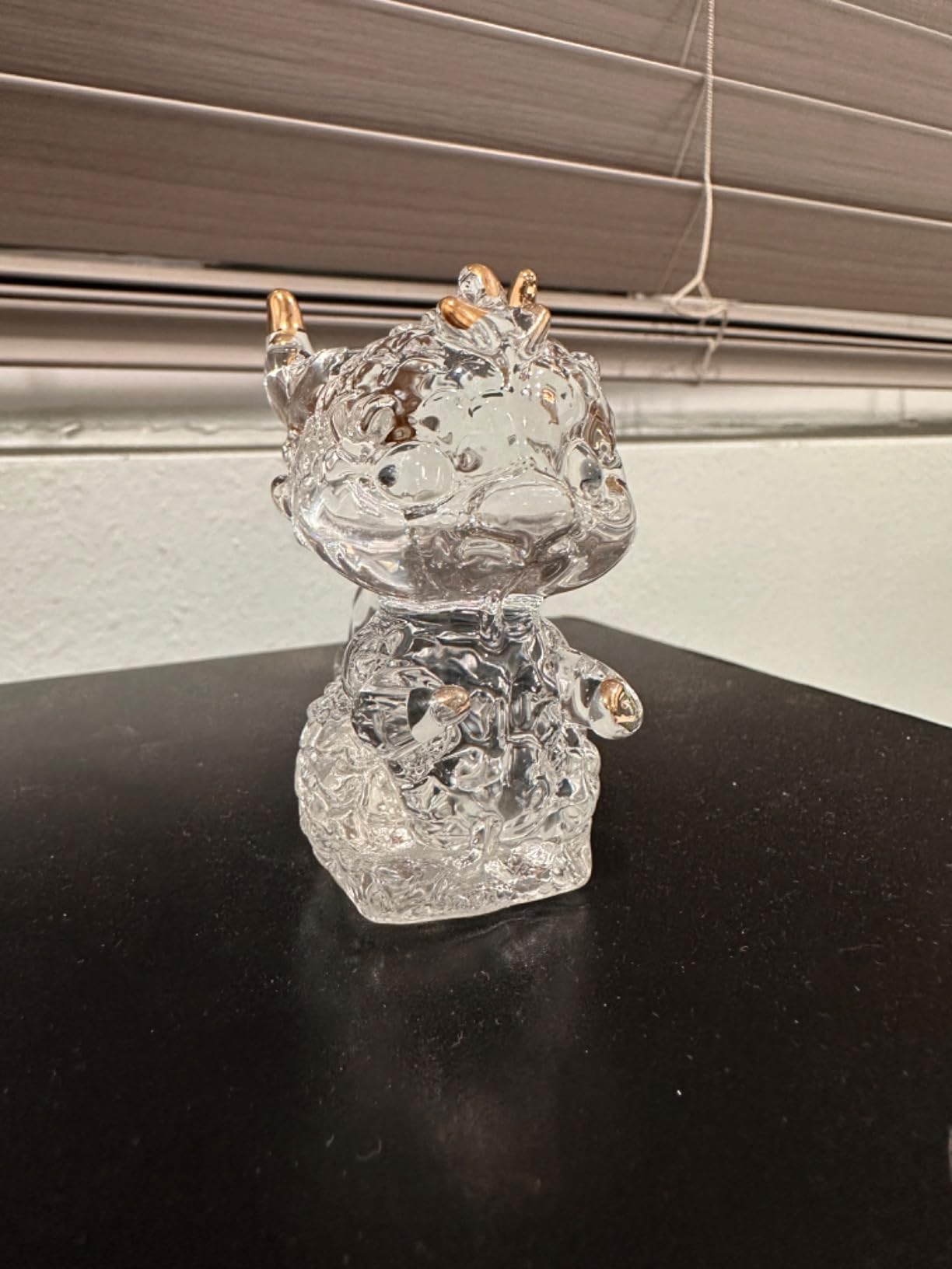 Set 2 Crystal Elephant Figurines Gift for Women 3.5'' Glass Animals Statues customer photo 2