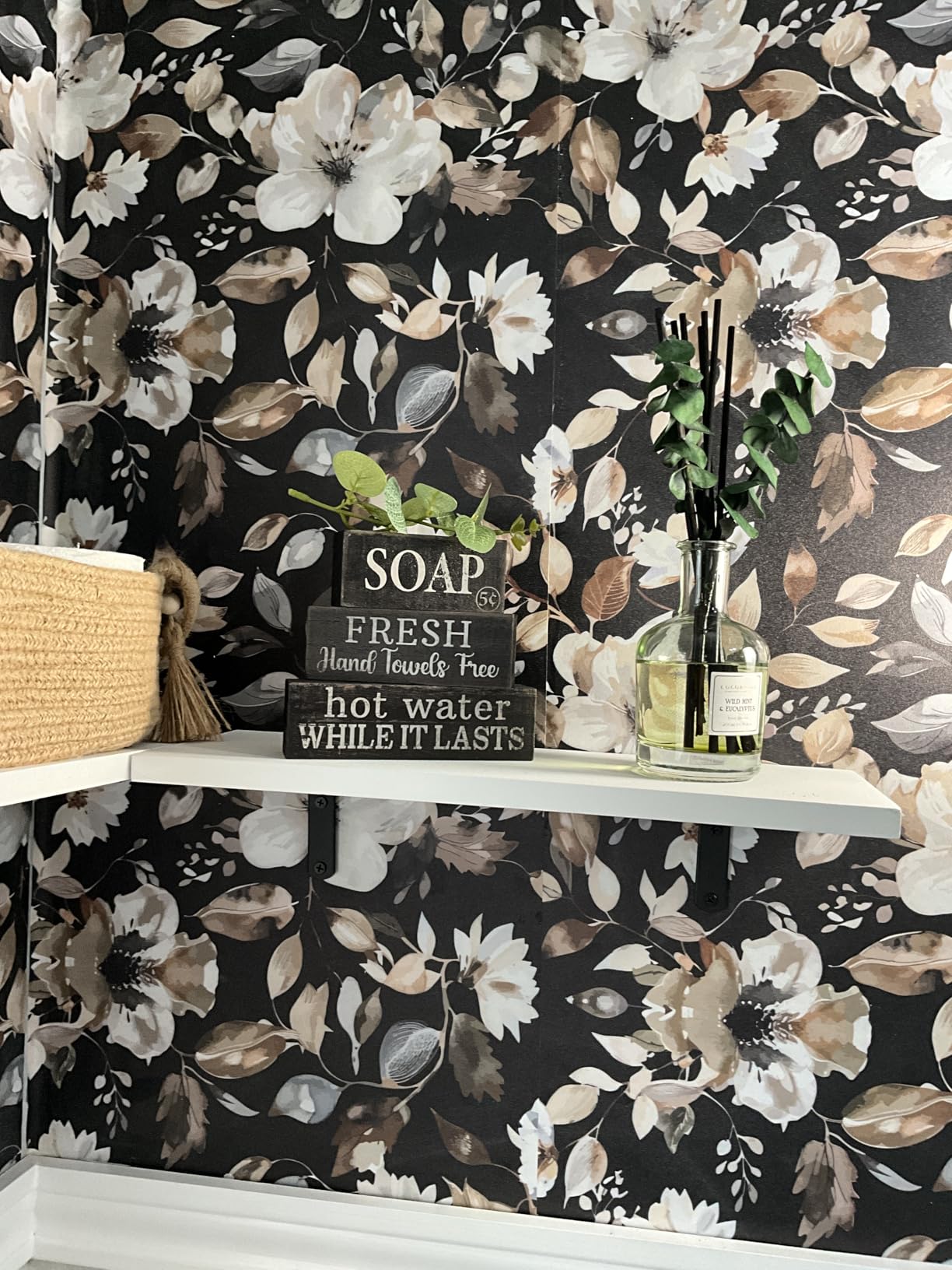 Lineshading 4 Pcs Lighthouse Coastal Decor Wooden Block Signs Rustic | Bathroom Tabletop Decoration for Home, Lighthouse Topper Tiered Display, Let Your Light Shine Phrase Wood Stacking Blocks customer photo 1