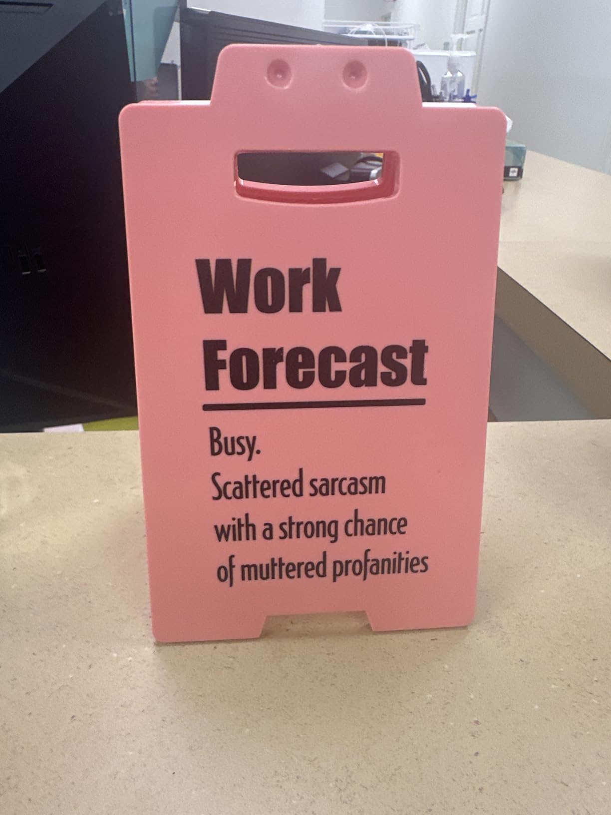 Funny Office Cubicle Decor I Have a Spreadsheet for That Rad Desk Sign Humorous Gag Gift for Coworkers a Bold Reminder for Data-Driven Leaders Boss Day Gifts customer photo 2