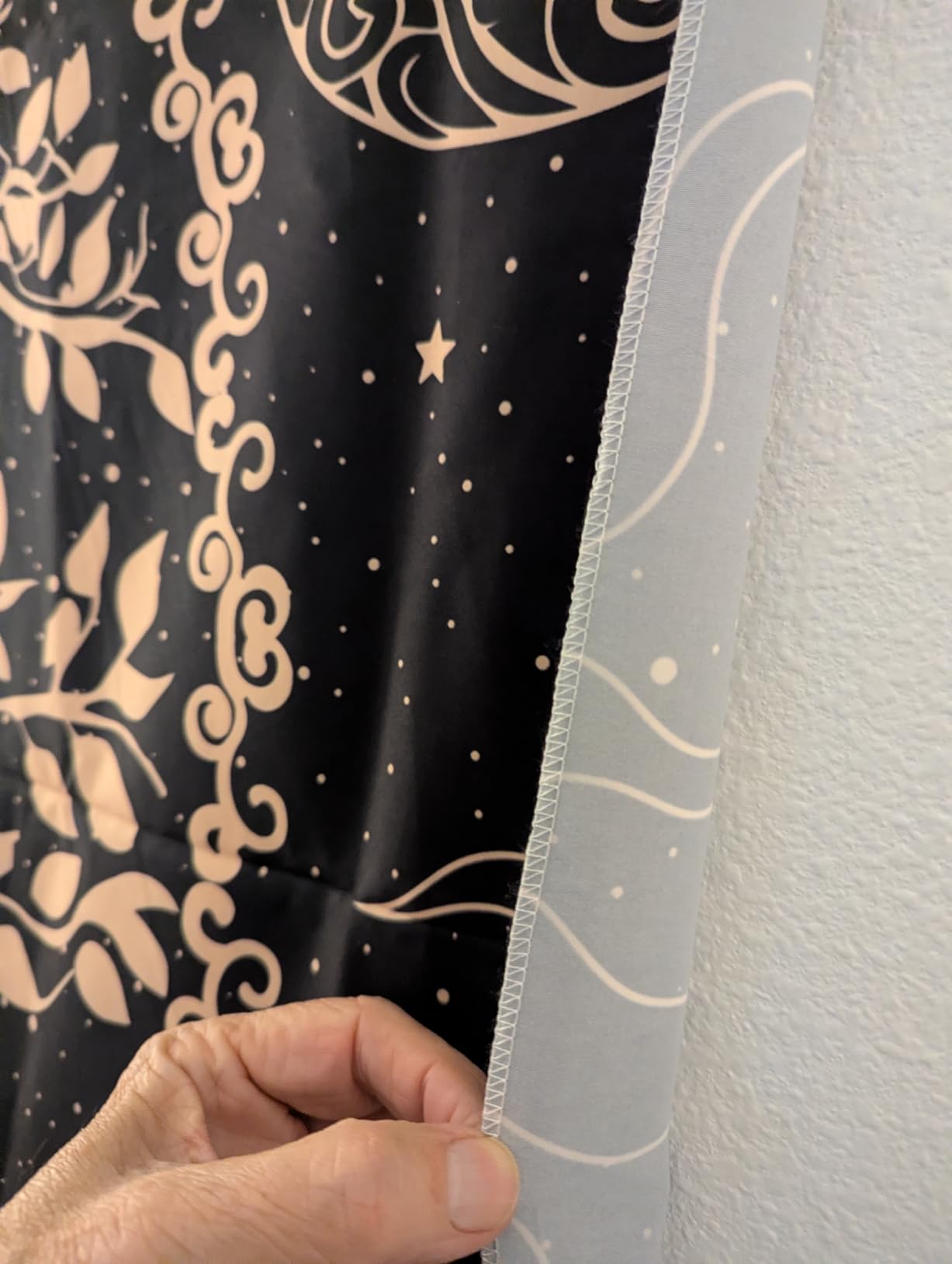 Avinyl Space Ceiling Tapestry for Bedroom, Starry Night Sky Poster Backdrop Forest Tapestries, Stars Aesthetic Decorations Wall Hanging for Dorm Living Room 51