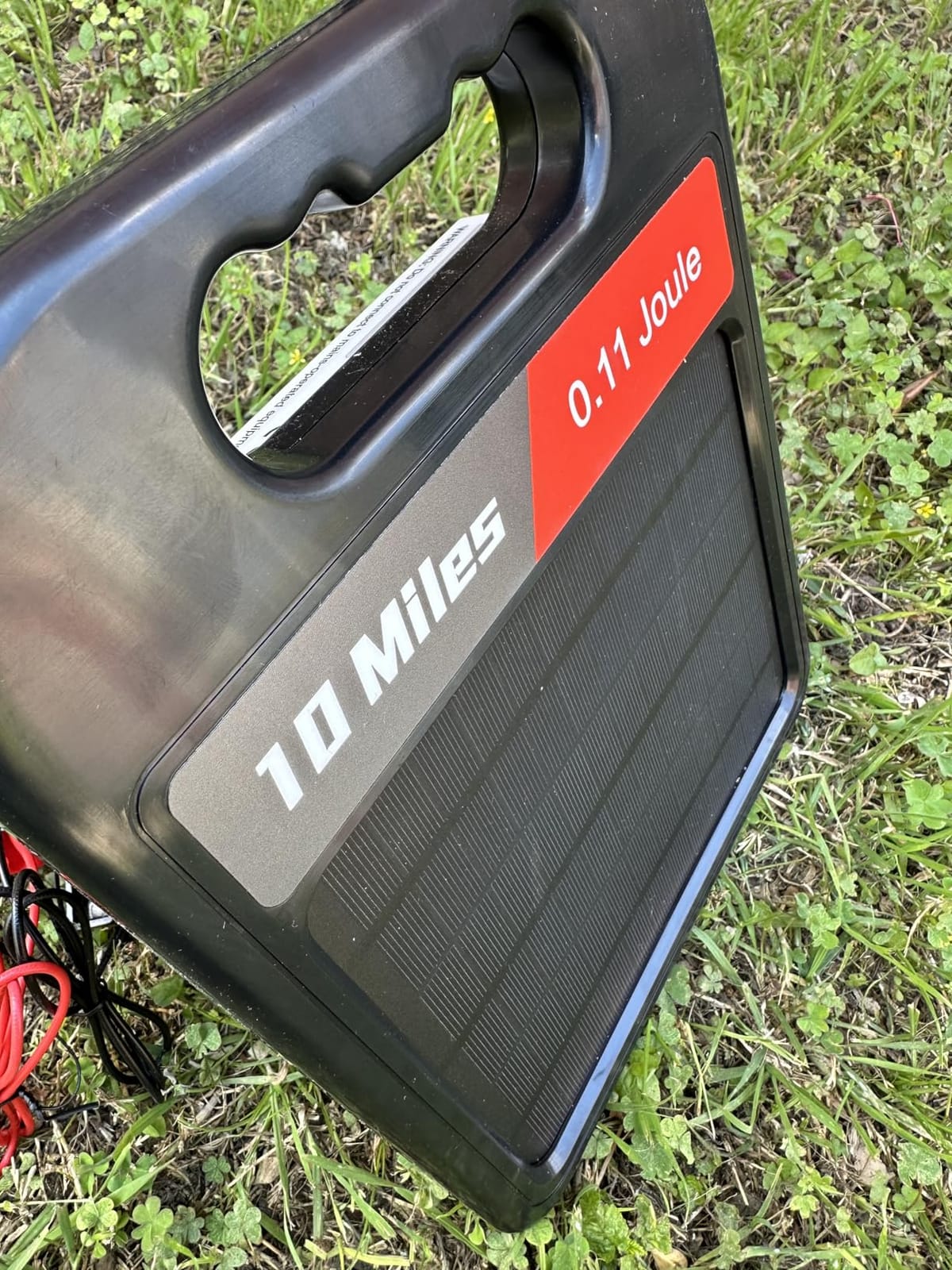 10 Mile Solar Fence Charger 0.11J Electric Fence Energizer with Day Night Mode 24-Hour Protection customer photo 2