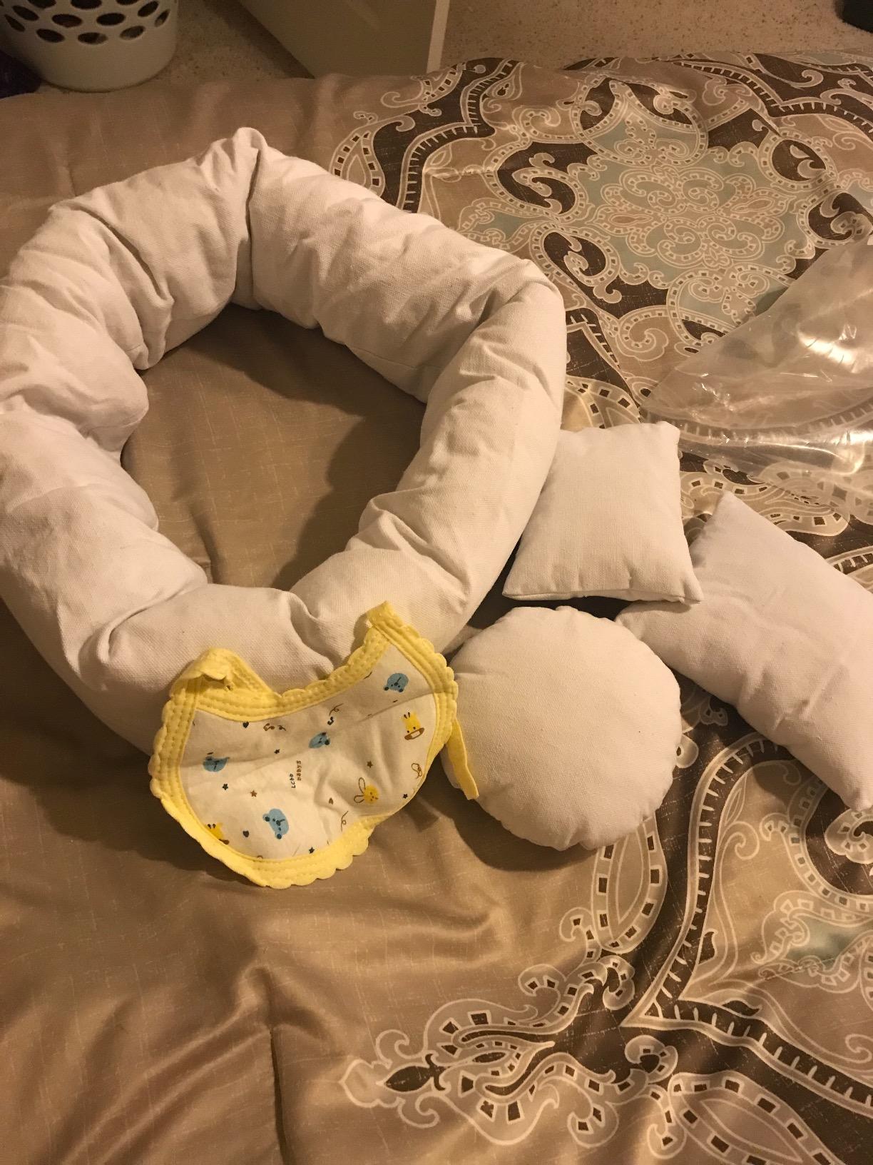 Newborn Photography Props Donut Pillow Set Infant Posing Cushion 0-3 Months customer photo 1