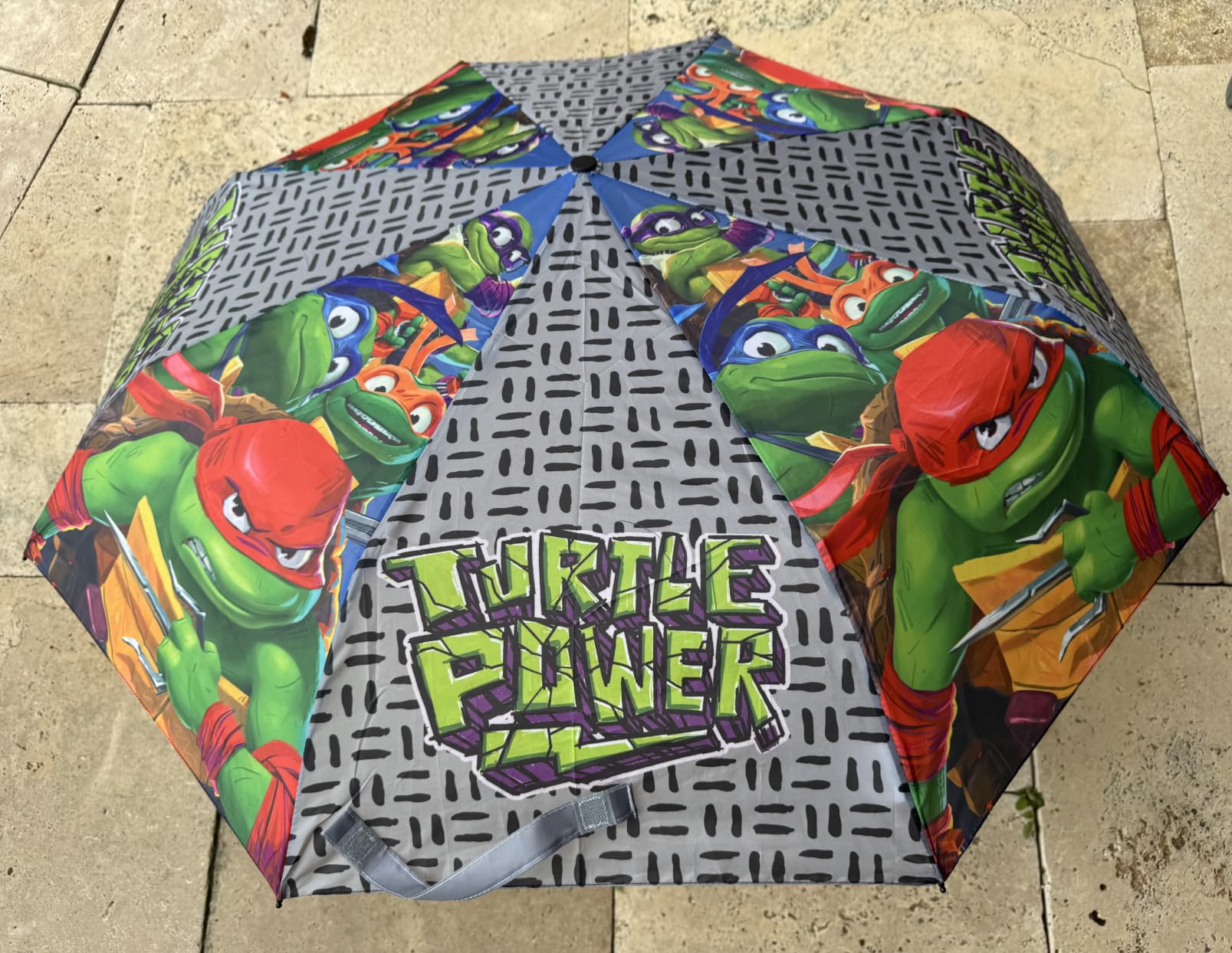 Get Trend Sonic SpongeBob TMNT Naruto Windproof Travel Umbrella for Boys customer photo 1