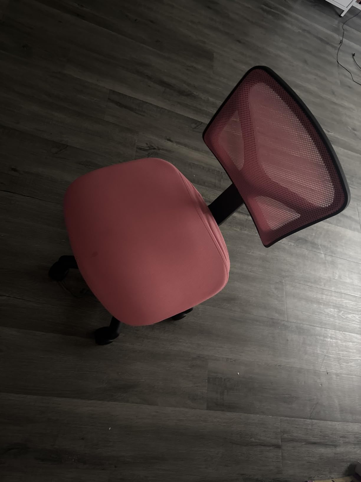 DUMOS Armless Desk Chairs, Small Home Office Mesh Chairs customer photo 1