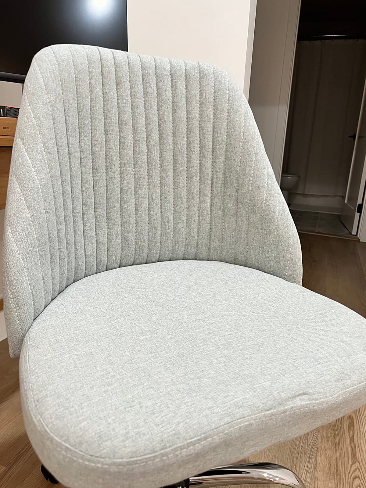 DUMOS Armless Desk Chairs, Small Home Office Mesh Chairs customer photo 2