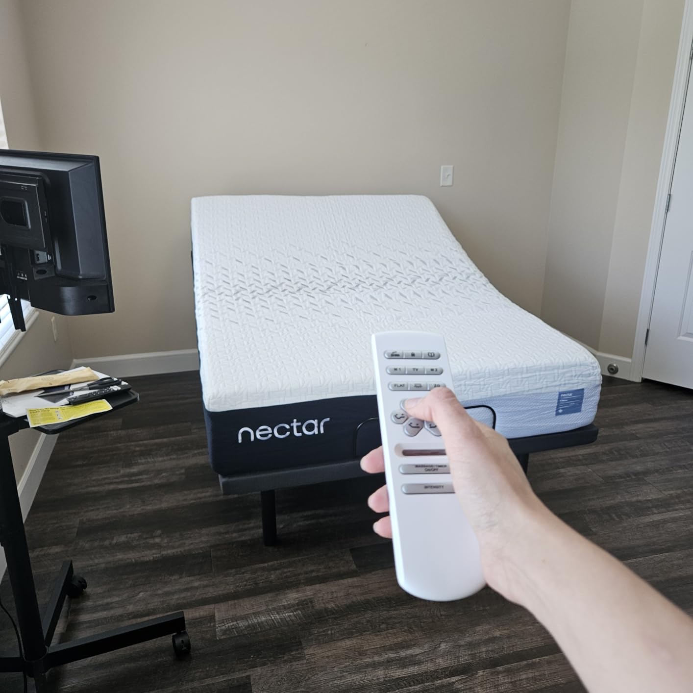 Nectar Premier Adjustable Base, Split King, Head & Foot, Massage customer photo 2