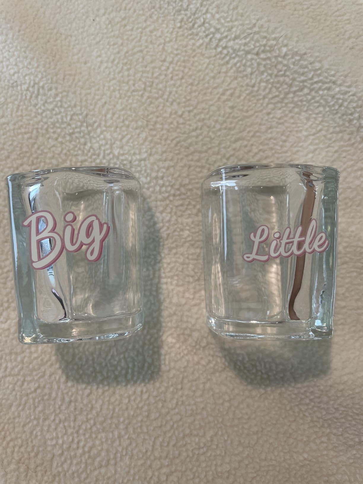 Big Little Shot Glass for Her | Sorority Big Little Gifts | Cute Reveal & Initiation Keepsake | 2oz Printed Novelty Shot Glass for Sorority Sisters customer photo 2