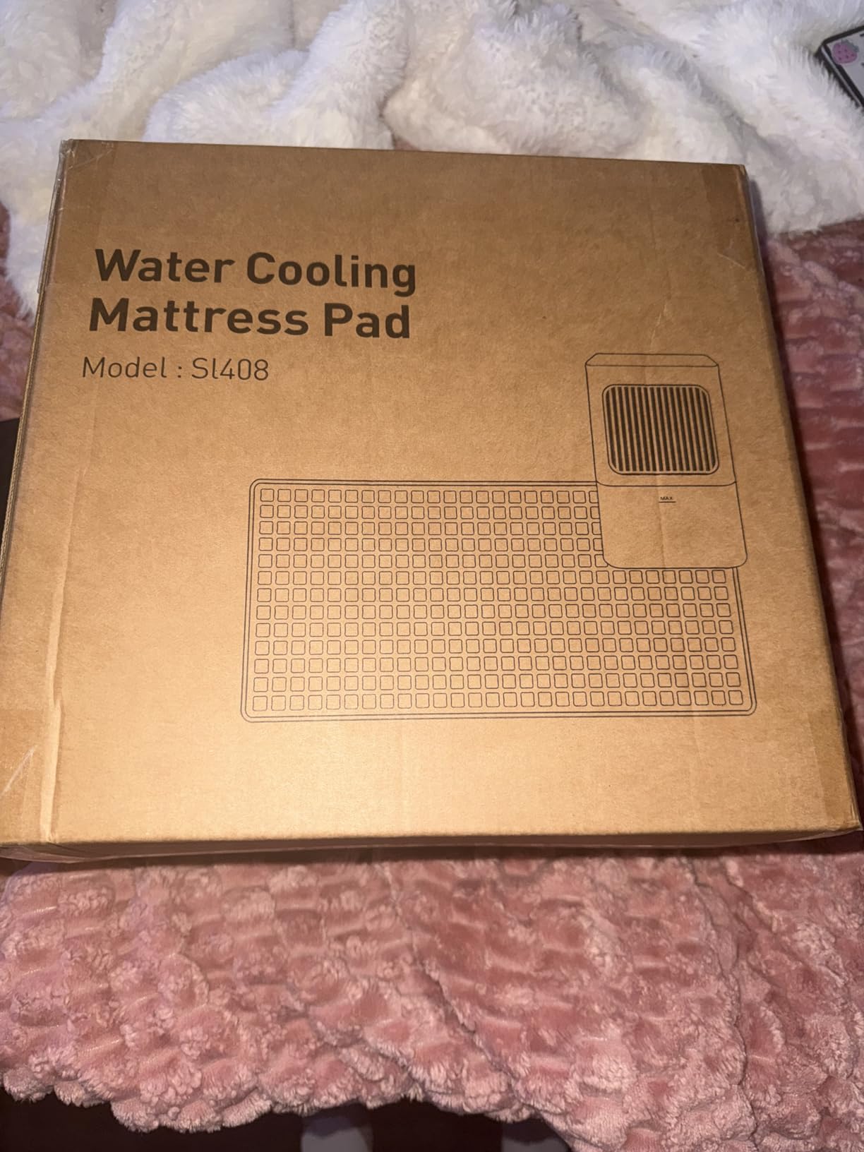 Water Cooling Mattress Pad, Bed Cooling System, Portable Bed Chiller with Remote, Cool Sleep (63