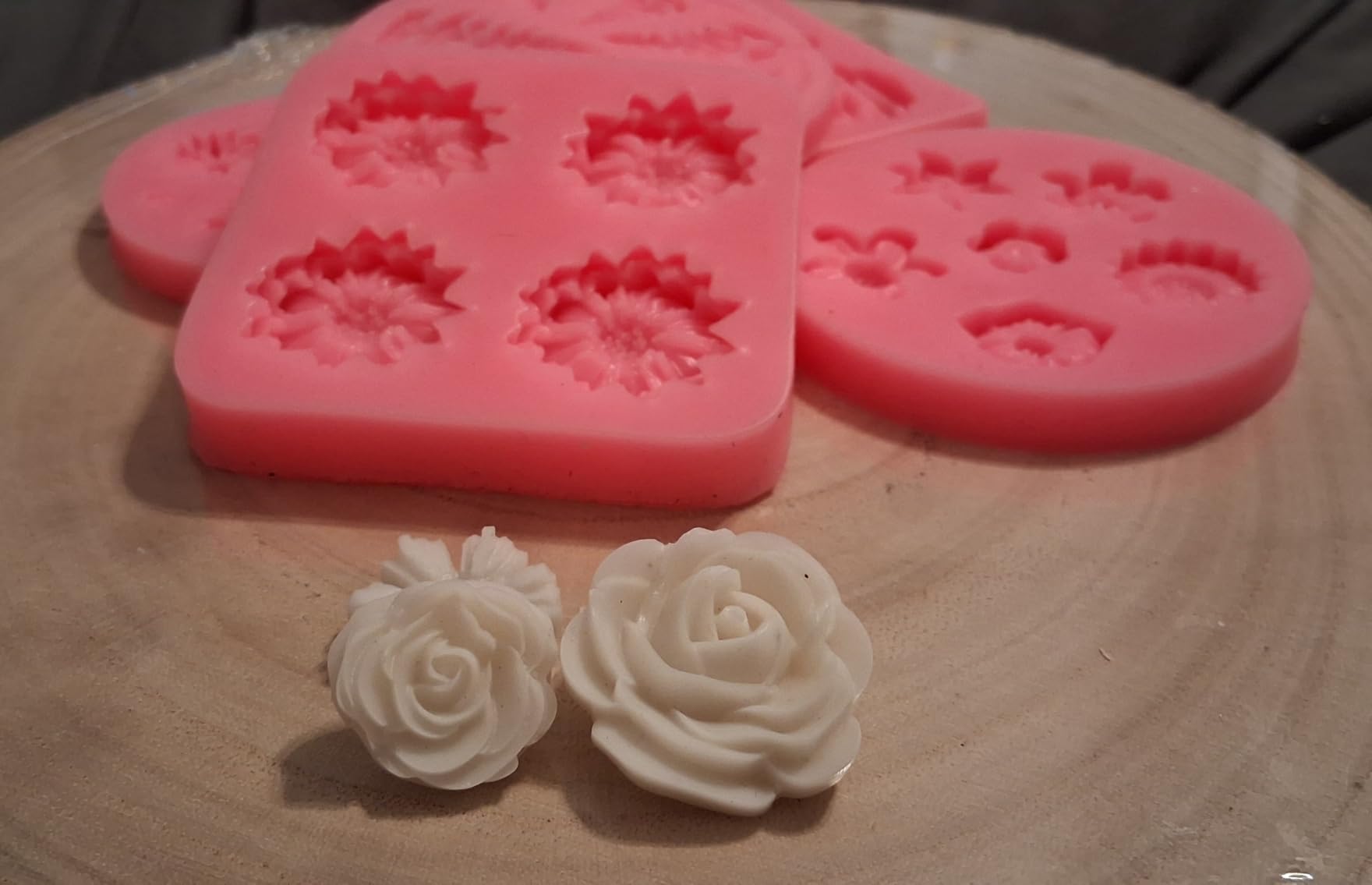 6 Pcs Marine Theme Silicone Mold Mermaid Tail Sea Turtle Fish Seashell Starfish Conch Seahorse Marine Animal Fondant Mold Set for Ocean Cake Decorations Chocolate Candy Resin Clay Birthday Party Decor customer photo 1