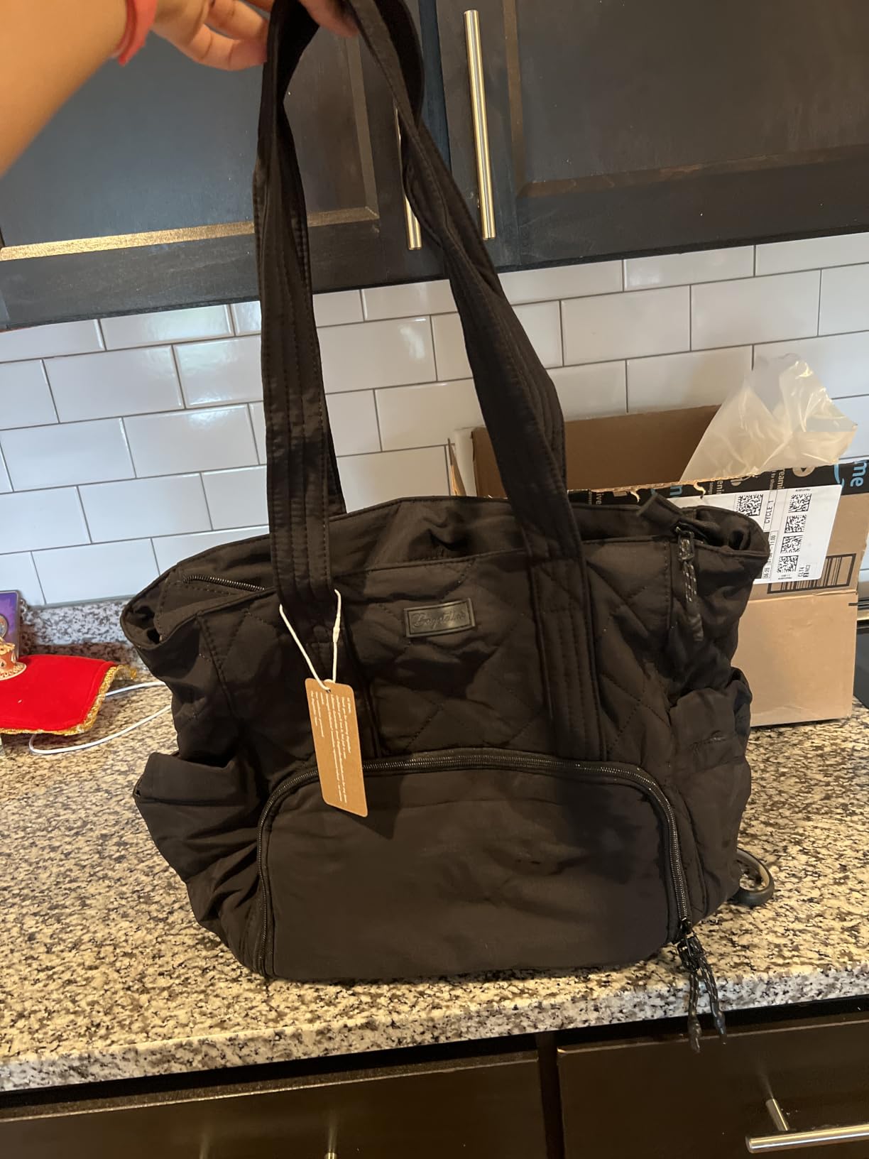 Bagstellar Lunch Tote Bag for Women, 3 in 1 Work Bag with Lunch Compartment customer photo 1