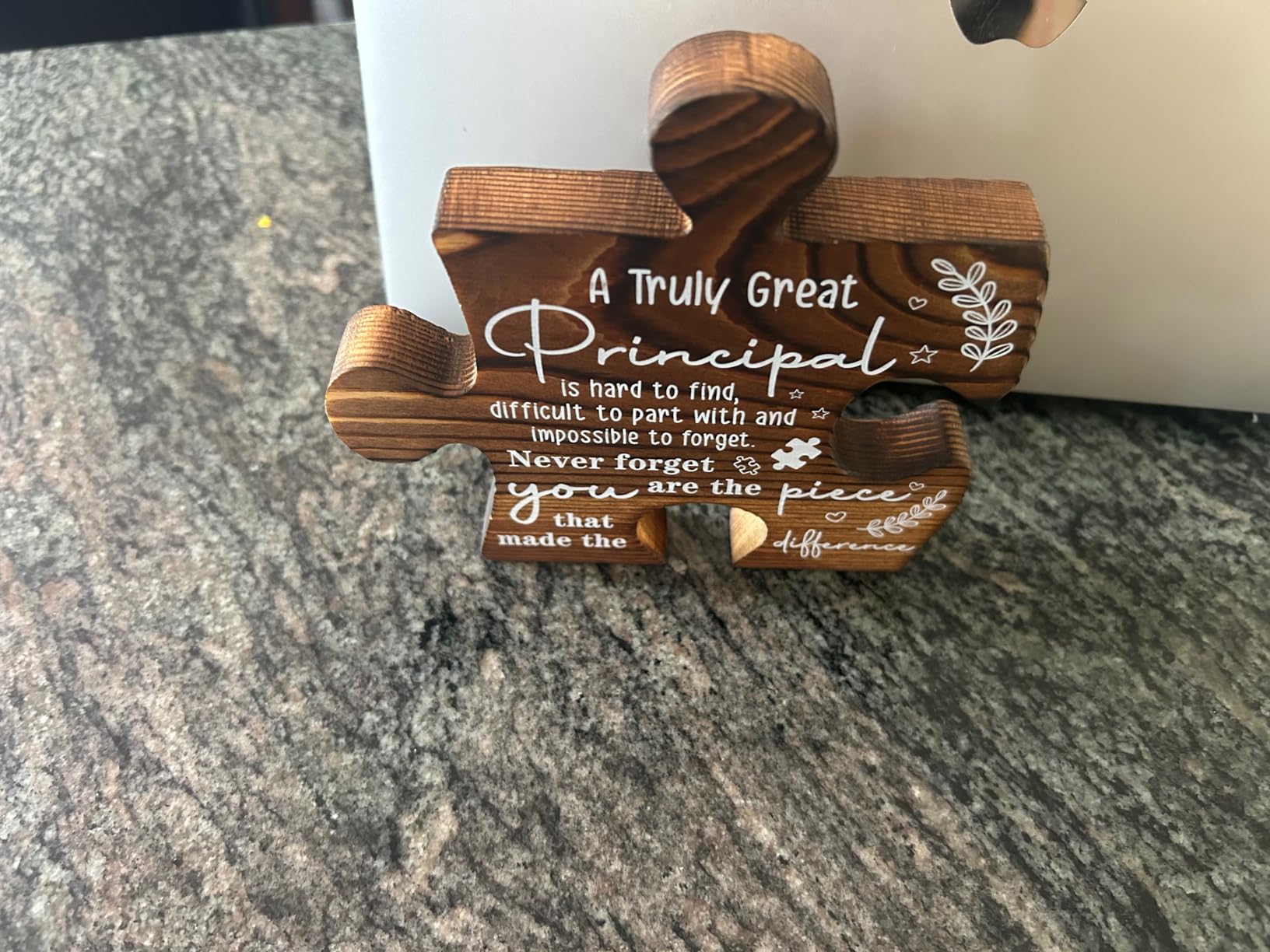 Oncologist Appreciation Gift Thank You Gift for Doctor Wooden Puzzle Desk Sign Medical Professional Desk Decor Recognition for Coworker Nurse Hospital Staff Y2C27 customer photo 1