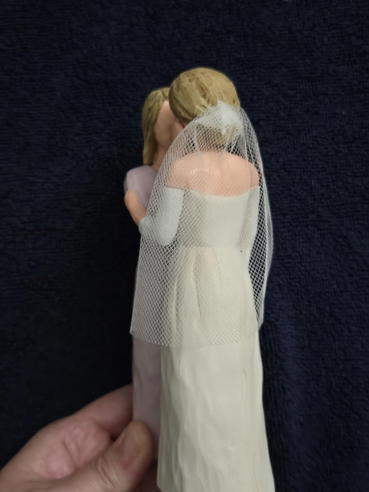 Mother of the Bride Gifts from Daughter, Sentimental Wedding Day Figurine for Mom for Bridal Shower and Wedding Morning, Hand-Painted Resin Mother Daughter Keepsake with Gift Box customer photo 2