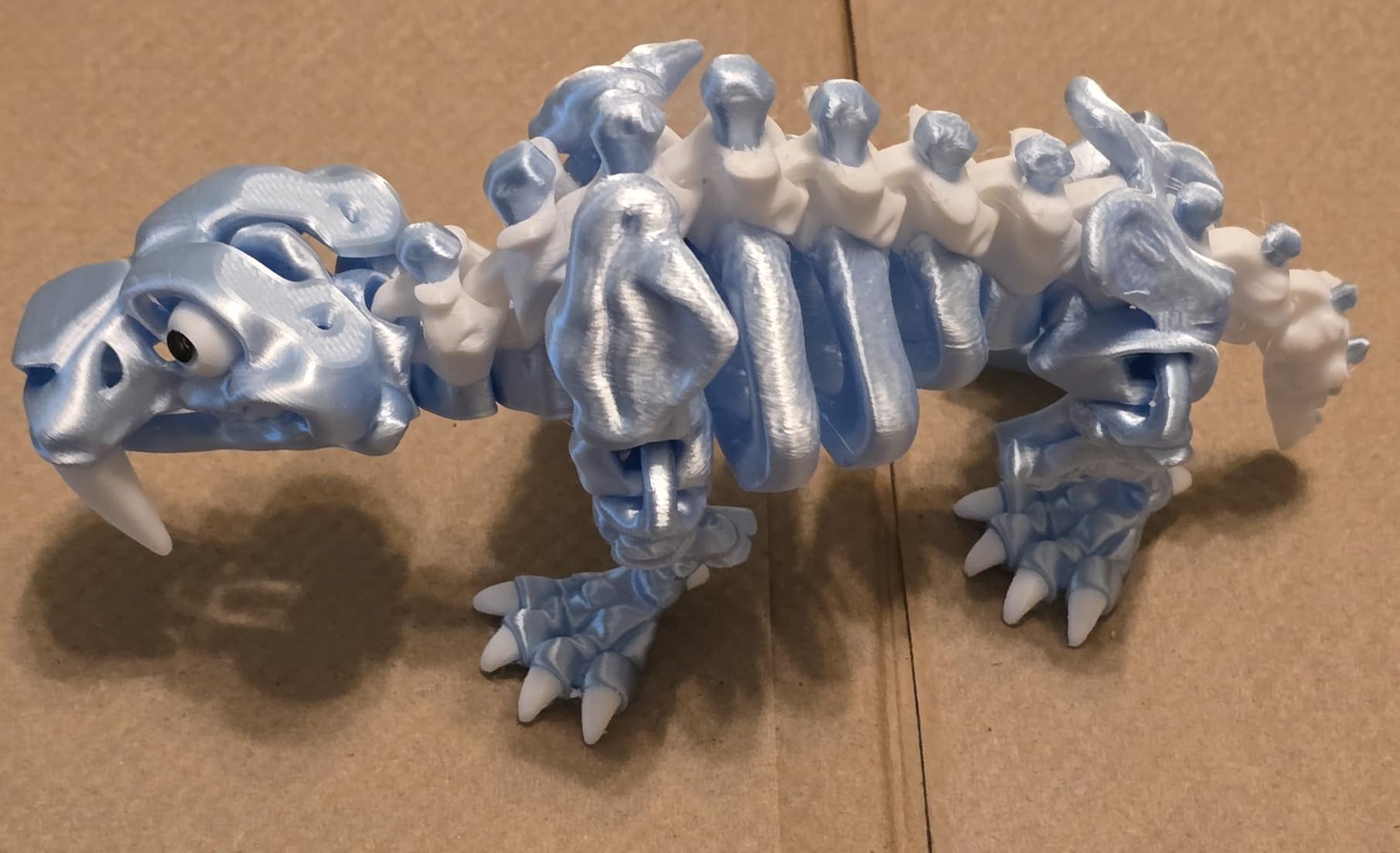 3D Printed Pterodactyl Skeleton with Eggs and Base, Articulated Flying Dinosaur Figure, Movable Wings Prehistoric Toy, Unique Desk Decor Gift for Kids and Adults (Petrodactyl) customer photo 1