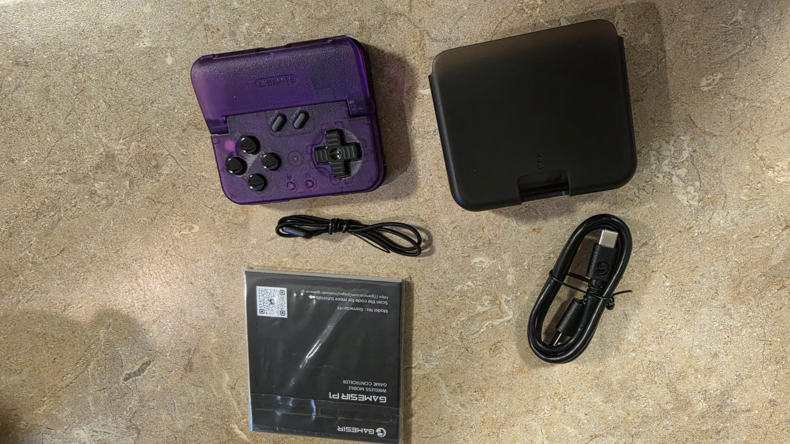 GameSir Pocket Taco Vertical Mobile Gaming Controller – Retro Arcade Bluetooth Gamepad for Android, Portableh Wireless Game Controller for phone, 600mAh Battery, Pass-Through Charging - Purple customer photo 2