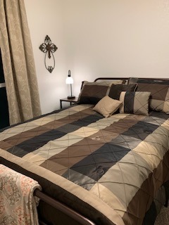 VASAGLE End Table with Charging Station, Narrow Side Table, Nightstand customer photo 2