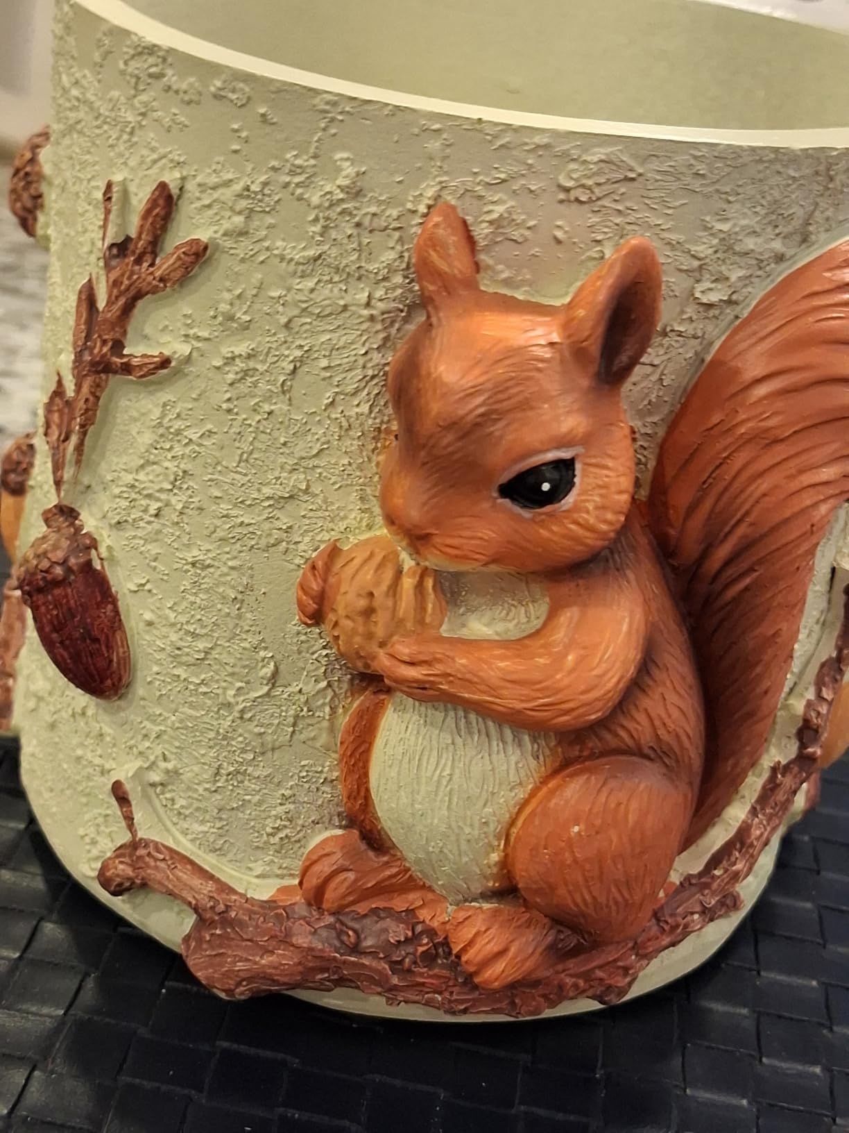 Cute Squirrel Succulent Planter with Drainage Hole, Unique Garden Plant Pots for Indoor/Outdoor Plants, Plant Gifts for Mother's Day, Birthday, Christmas customer photo 1