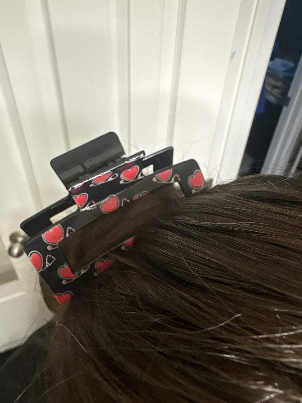 PANTIDE 4Pcs Radiology X Ray Hair Claw Clips for Rad Tech Women Girls customer photo 1