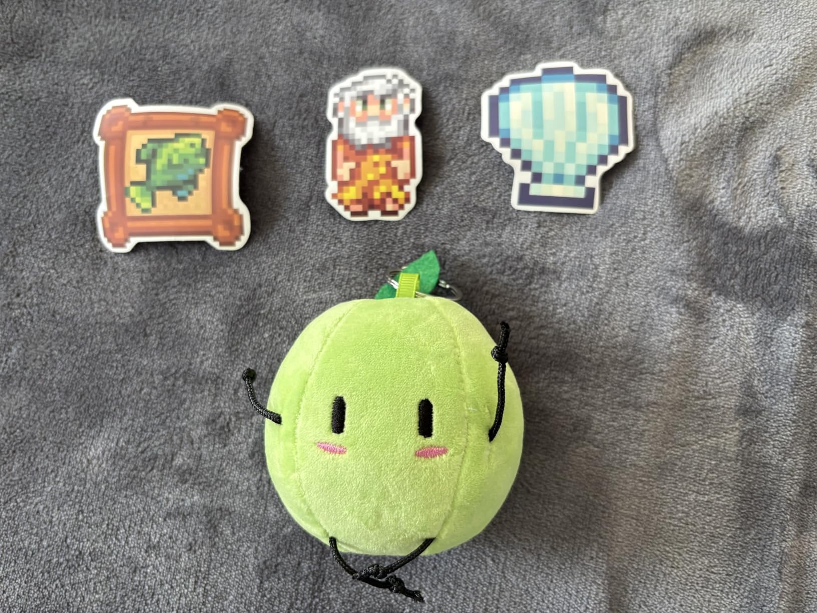 Stardew-Valley Junimo Plush Keychain, Spring Clip, Collectible Soft Plush Charm customer photo 1