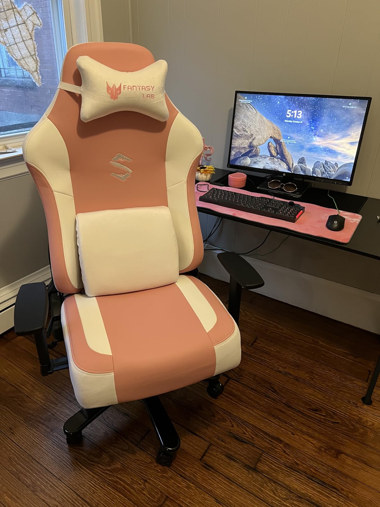 Big and Tall Gaming Chair 440LBS with Metal Base Memory Foam Lumbar 4D Adjustable Armrest Gaming Chair for Heavy People Ergonomic High-Back Computer Chair (Classic, Dark Grey) customer photo 2