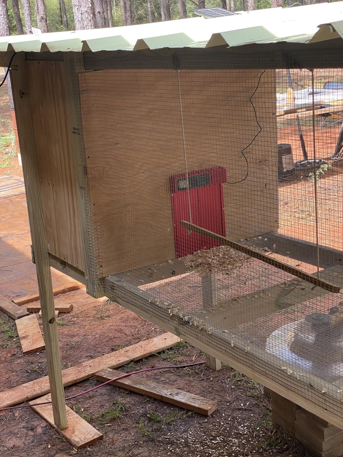 Automatic Chicken Coop Door Solar Powered XL Chicken Door 3 Modes customer photo 2