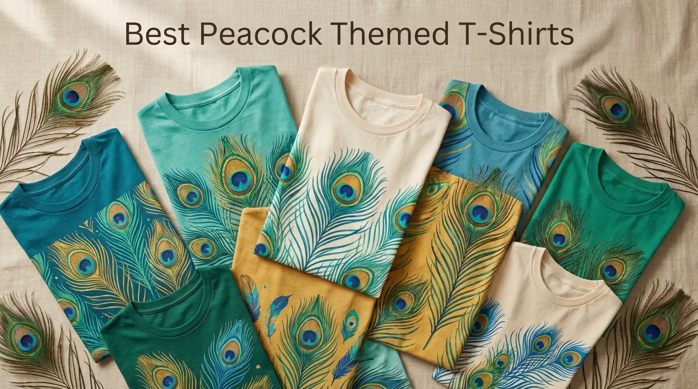 Best Peacock Themed T-Shirts