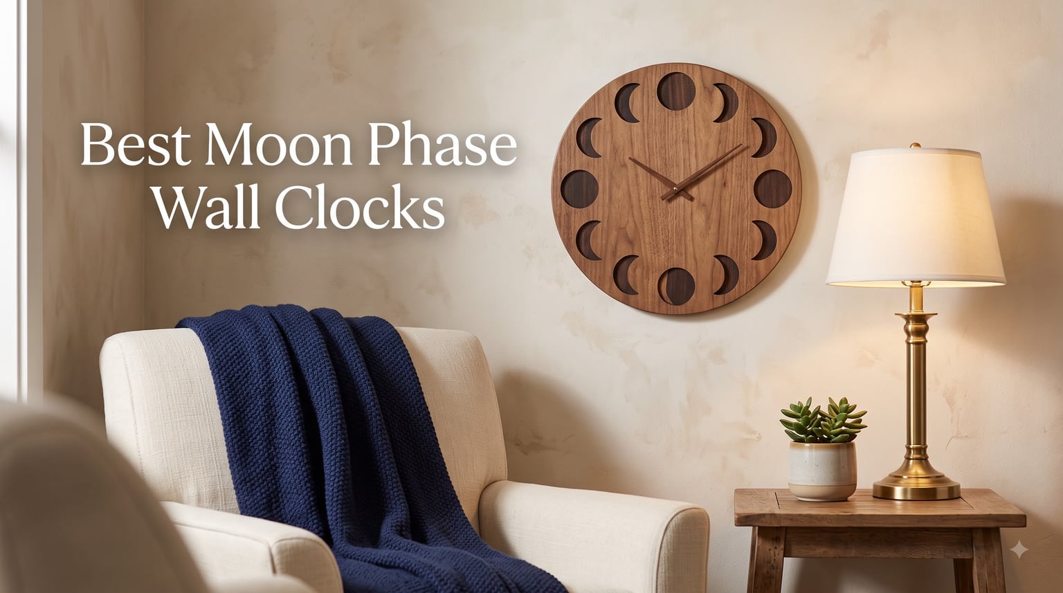 Best Moon Phase Wall Clocks