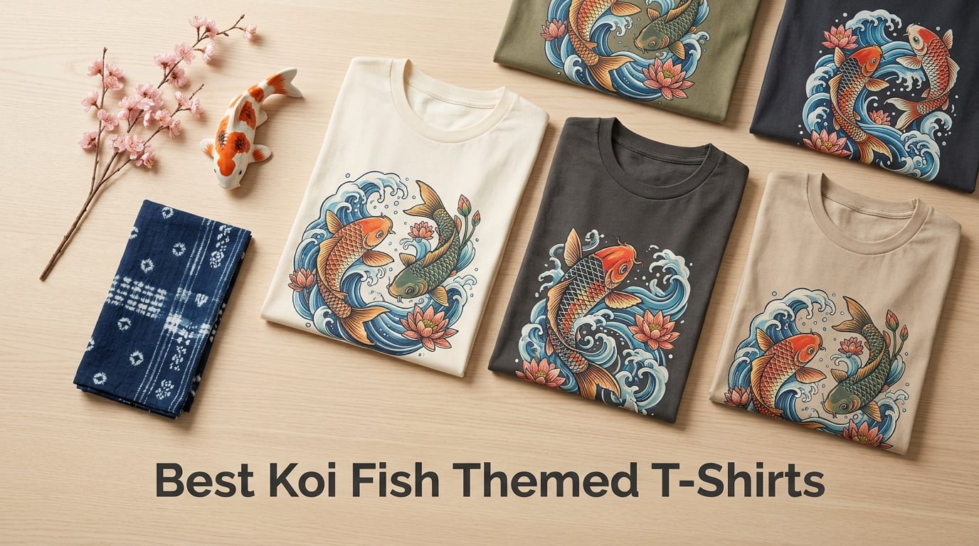 Best Koi Fish Themed T-Shirts