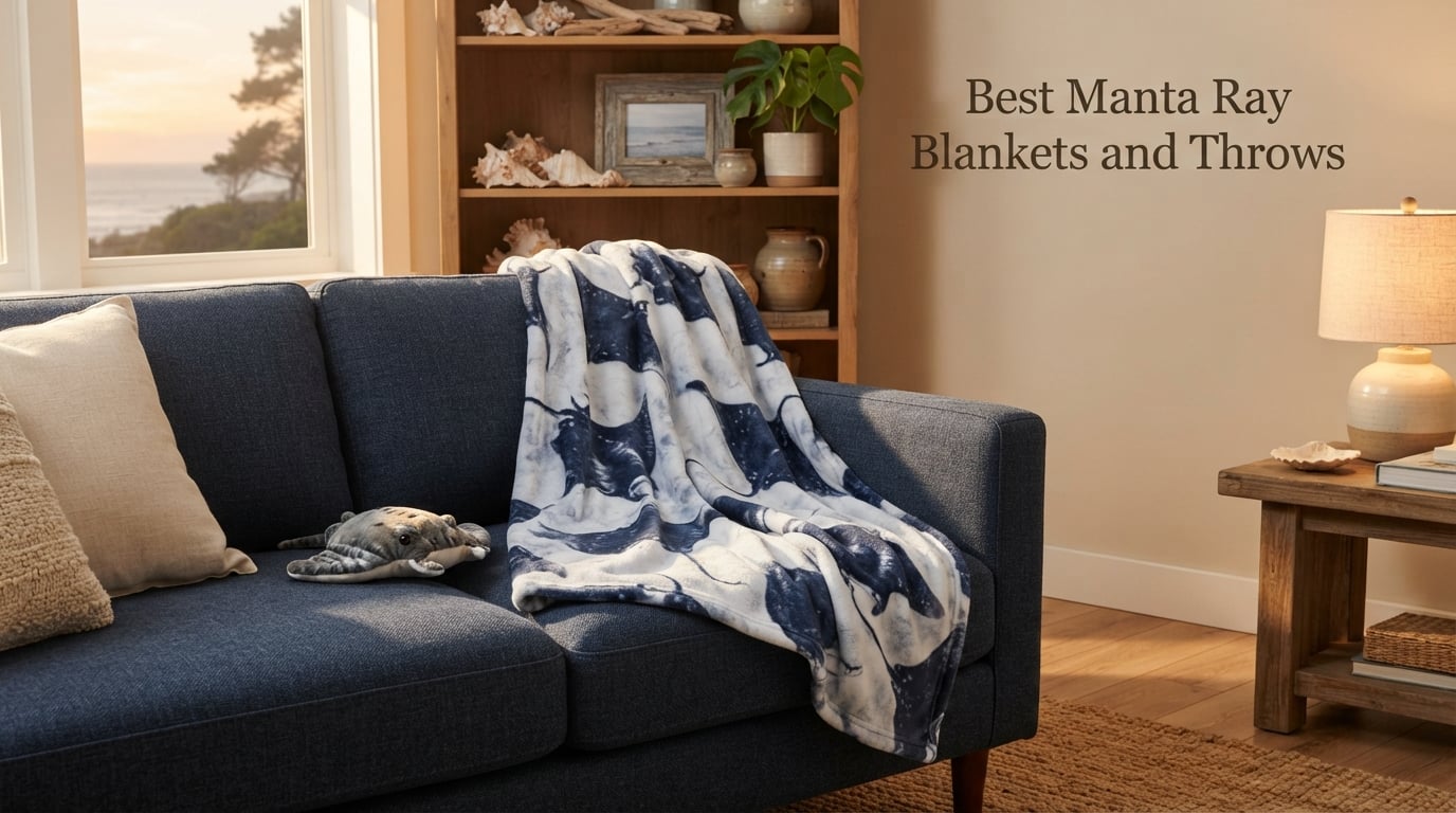Best Manta Ray Blankets and Throws