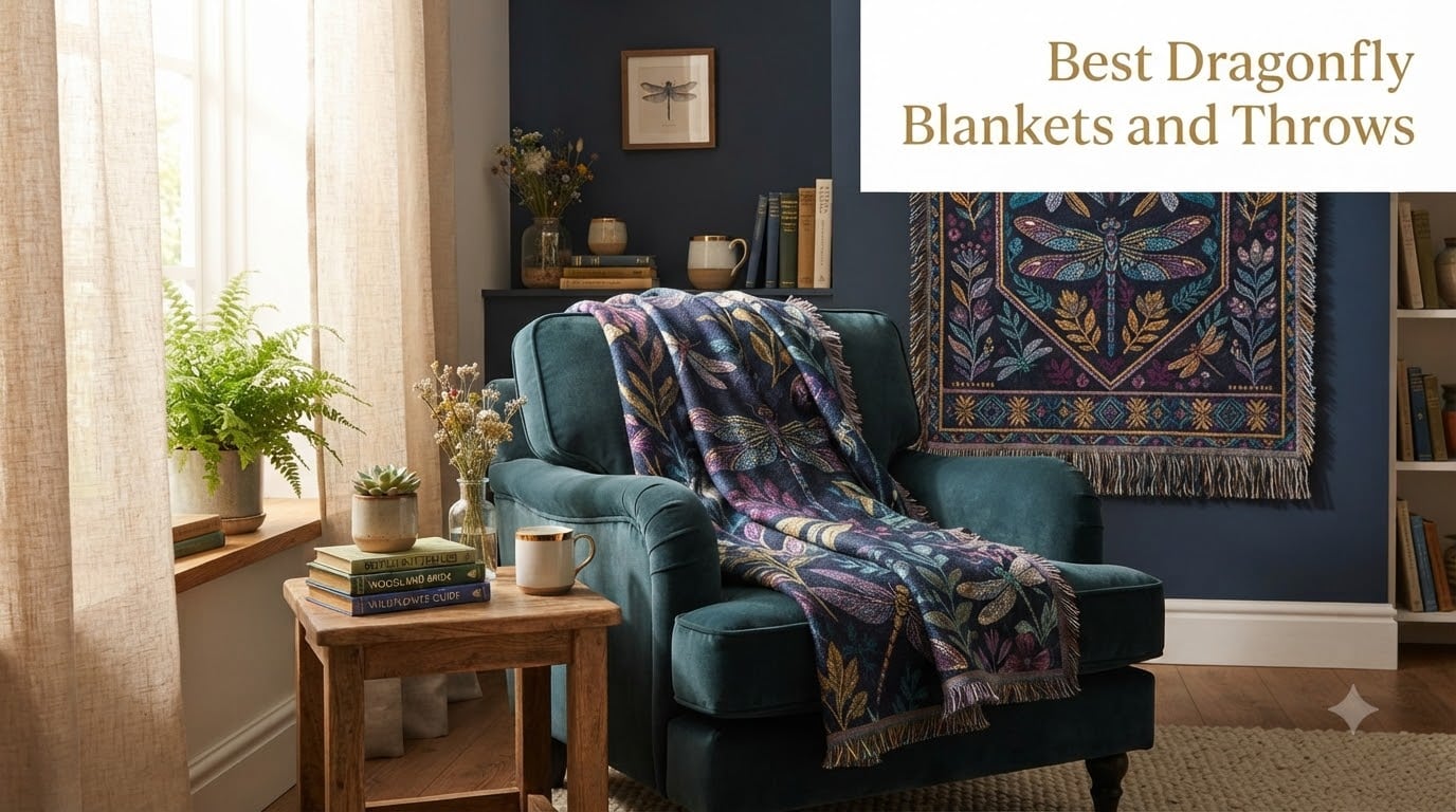 Best Dragonfly Blankets and Throws
