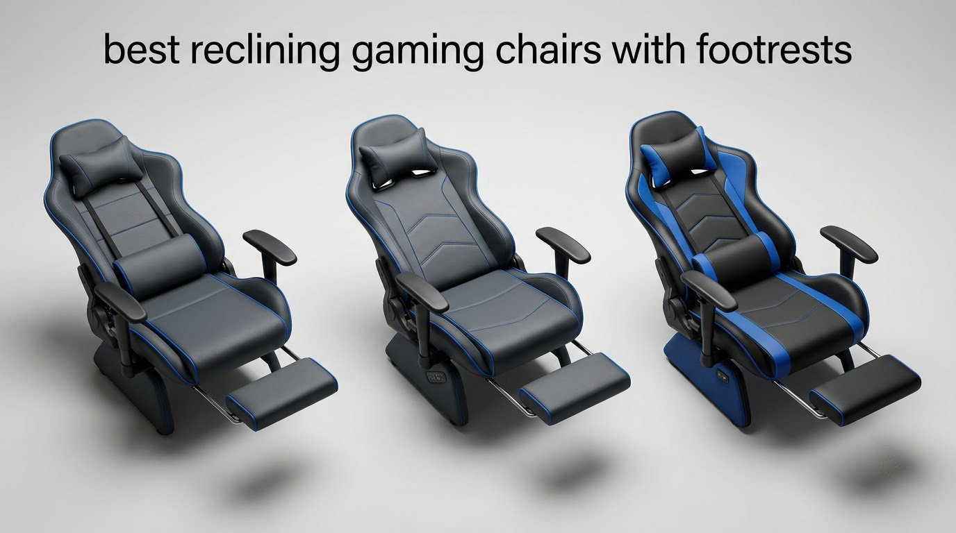 best reclining gaming chairs with footrests