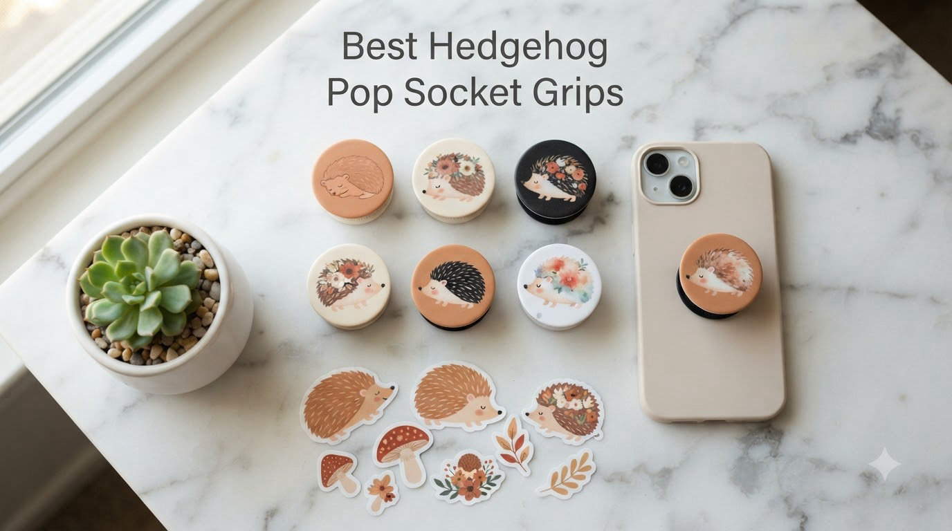 Best Hedgehog Pop Socket Grips