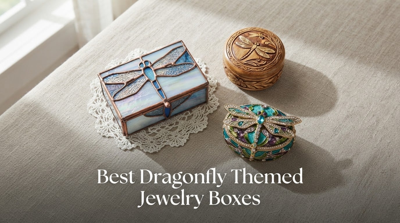 Best Dragonfly Themed Jewelry Boxes