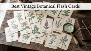 Best Vintage Botanical Flash Cards