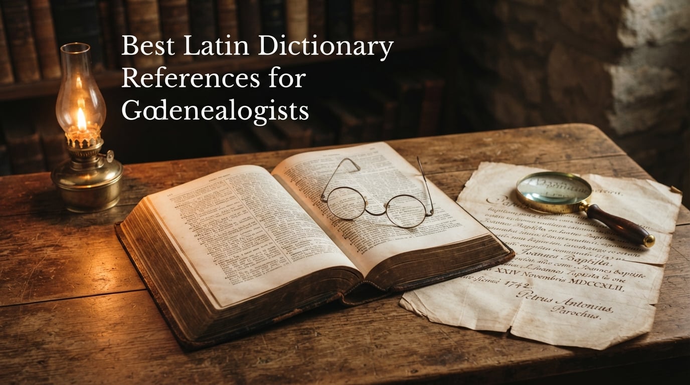 Best Latin Dictionary References for Genealogists