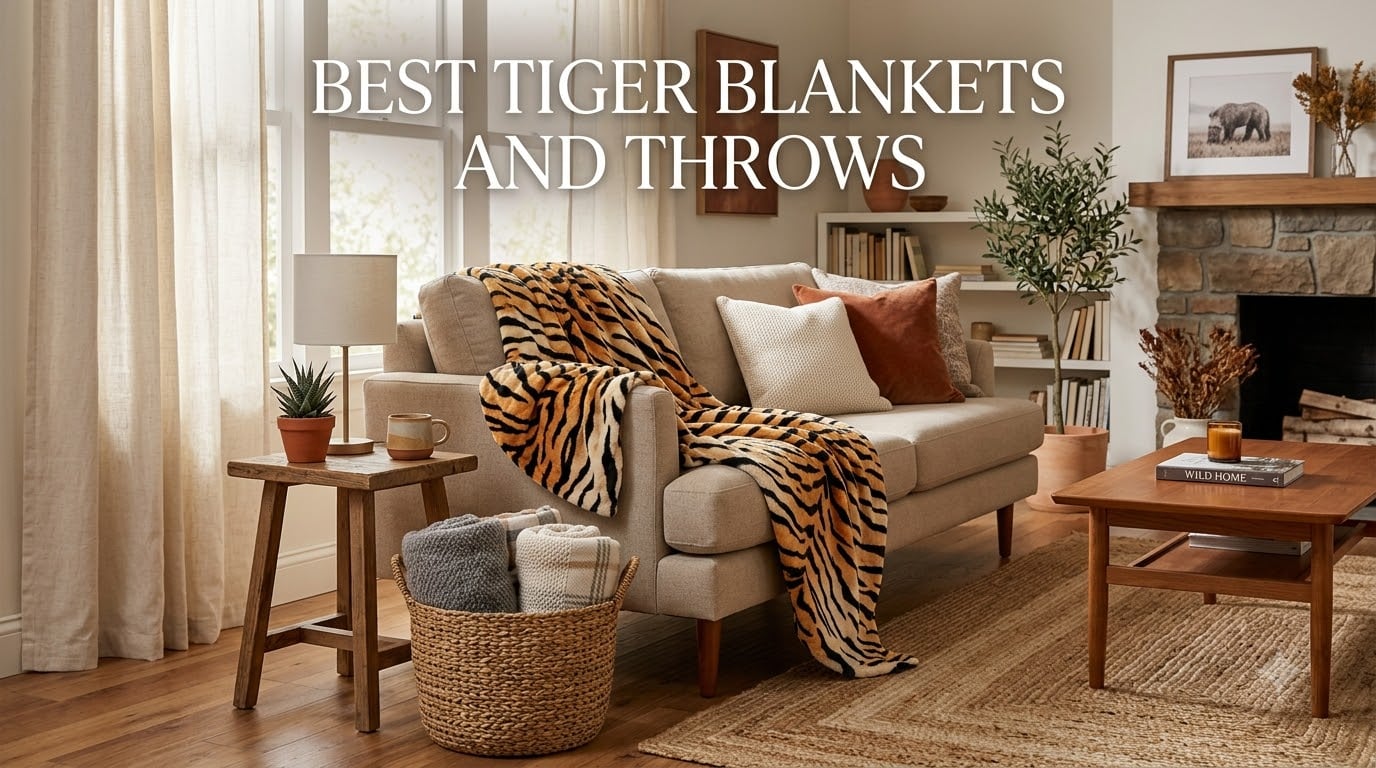 Best Tiger Blankets and Throws