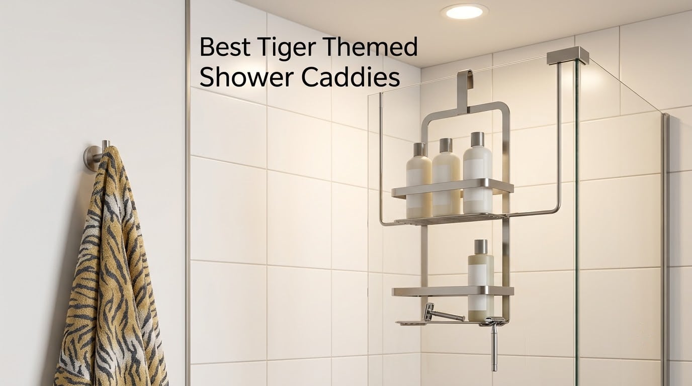 Best Tiger Themed Shower Caddies