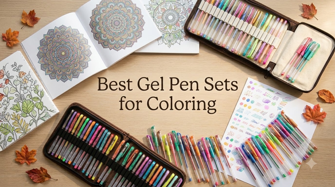 Best Gel Pen Sets for Coloring