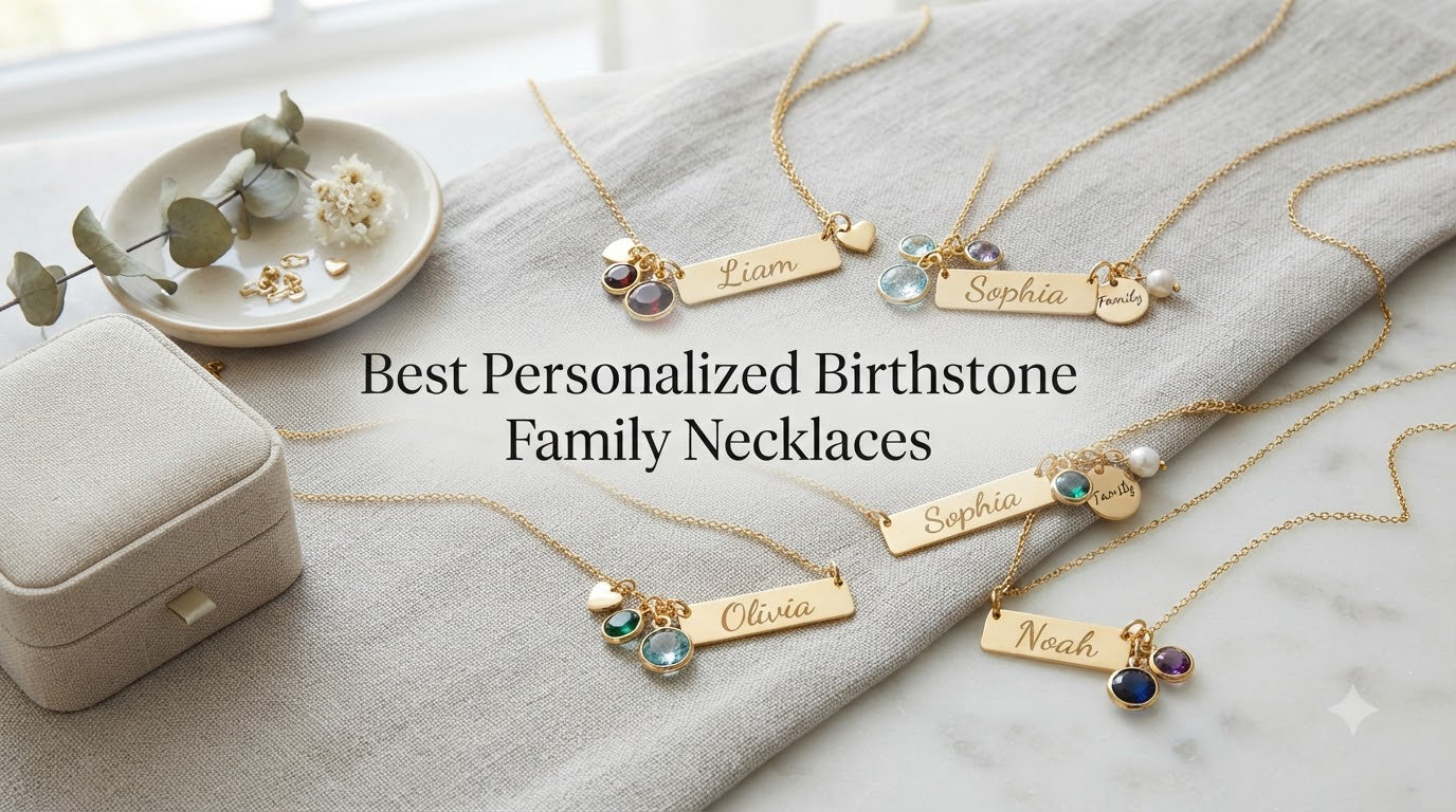 Best Personalized Birthstone Family Necklaces