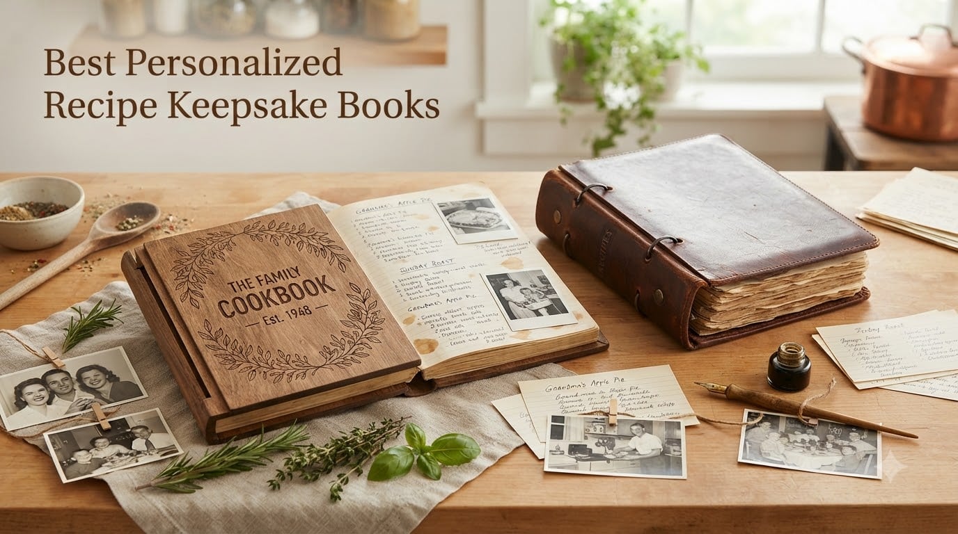 Best Personalized Recipe Keepsake Books
