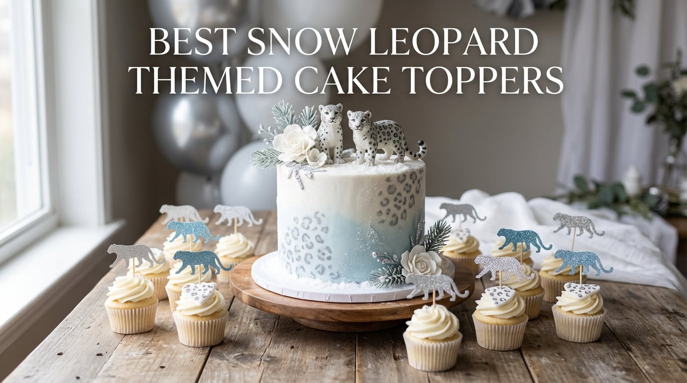 Best Snow Leopard Themed Cake Toppers